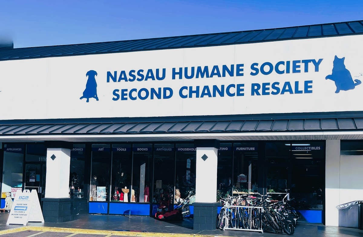 Second Chance Resale Store supporting Nassau Humane Society